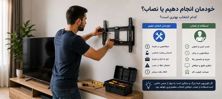 ایا پایه تلویزیون ثابت بهتر یا متحرک