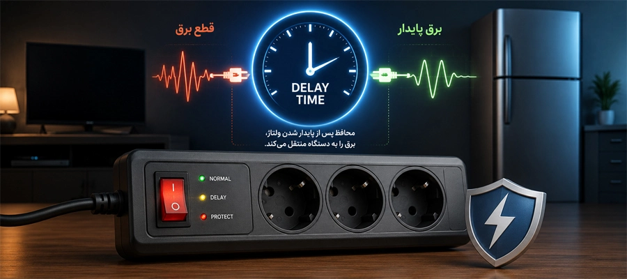 زمان تاخیر محافظ برق چیست